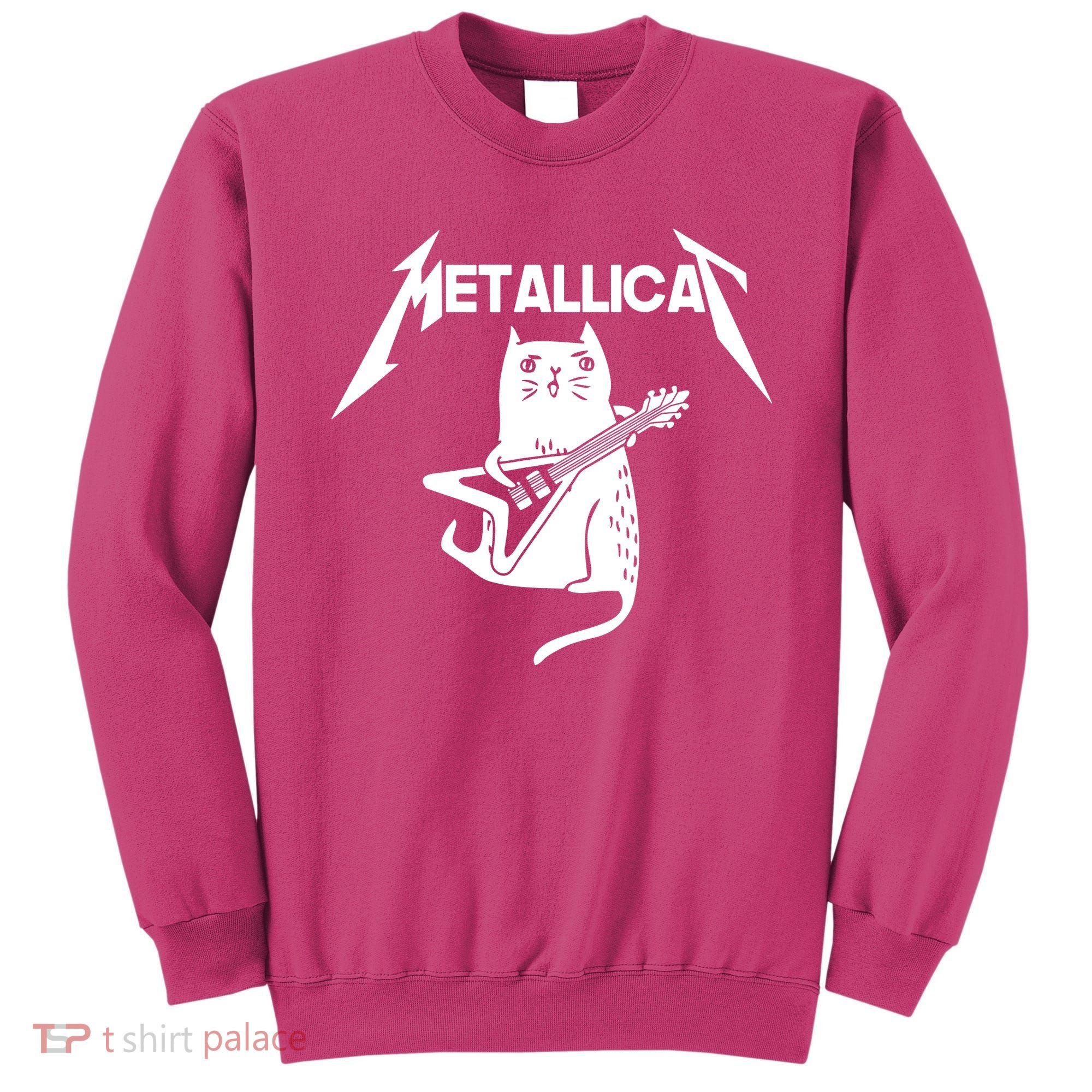 Metallicat Rock Band Guitar Sweatshirt