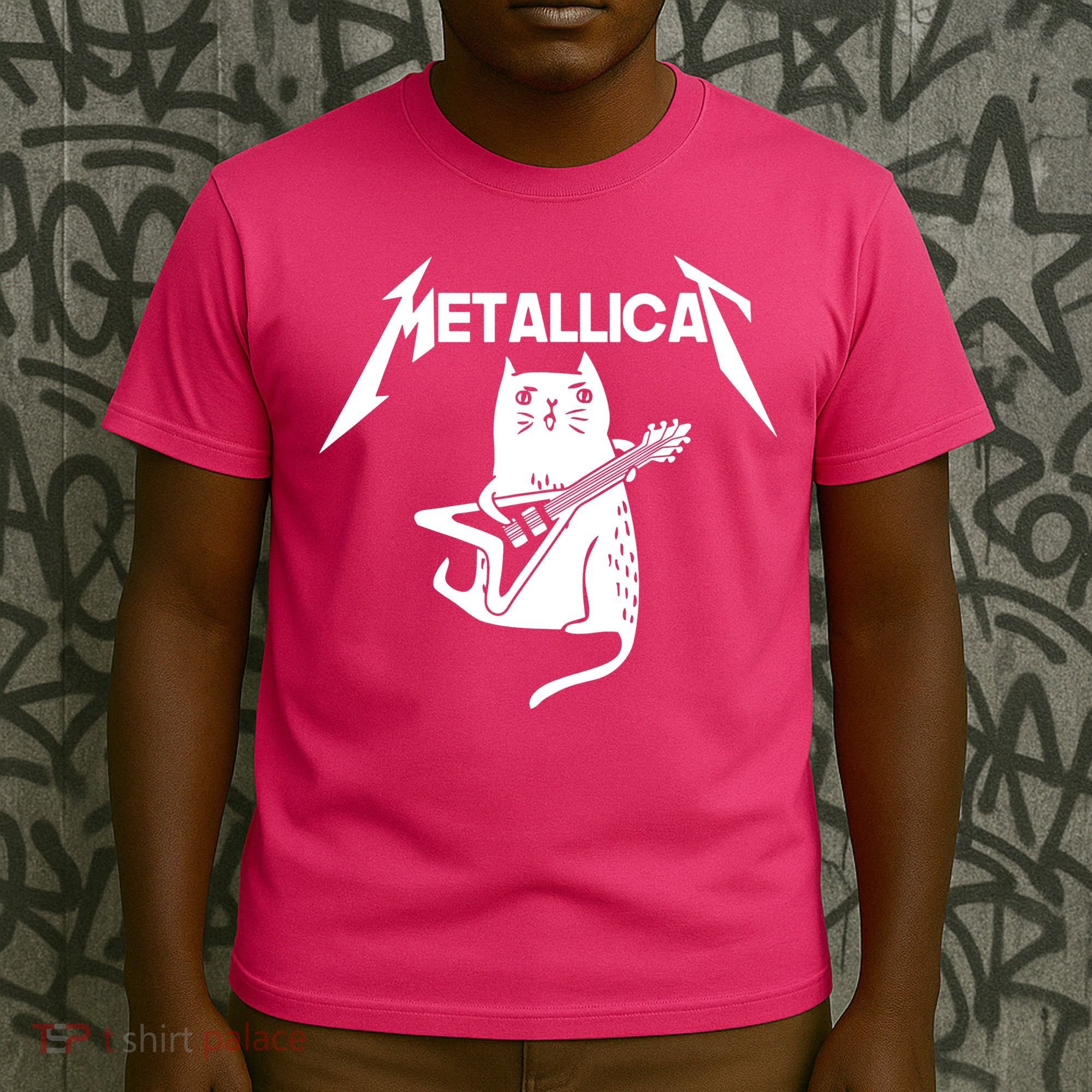 Metallicat Rock Band Guitar T-Shirt