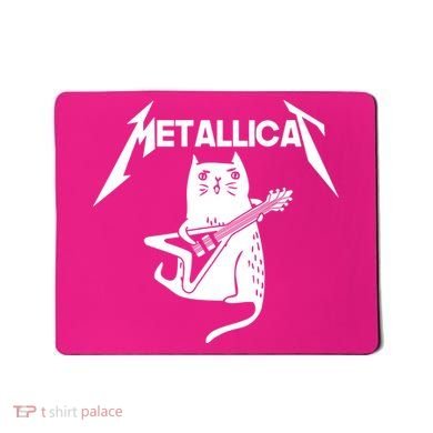 Metallicat Rock Band Guitar Mousepad