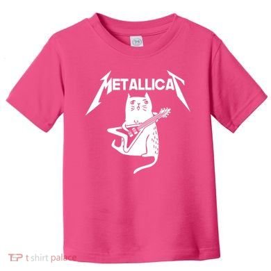 Metallicat Rock Band Guitar Toddler T-Shirt