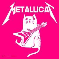 Metallicat Rock Band Guitar Women's T-Shirt thumb 6
