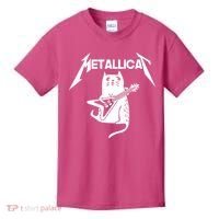 Metallicat Rock Band Guitar Kids T-Shirt thumb 0