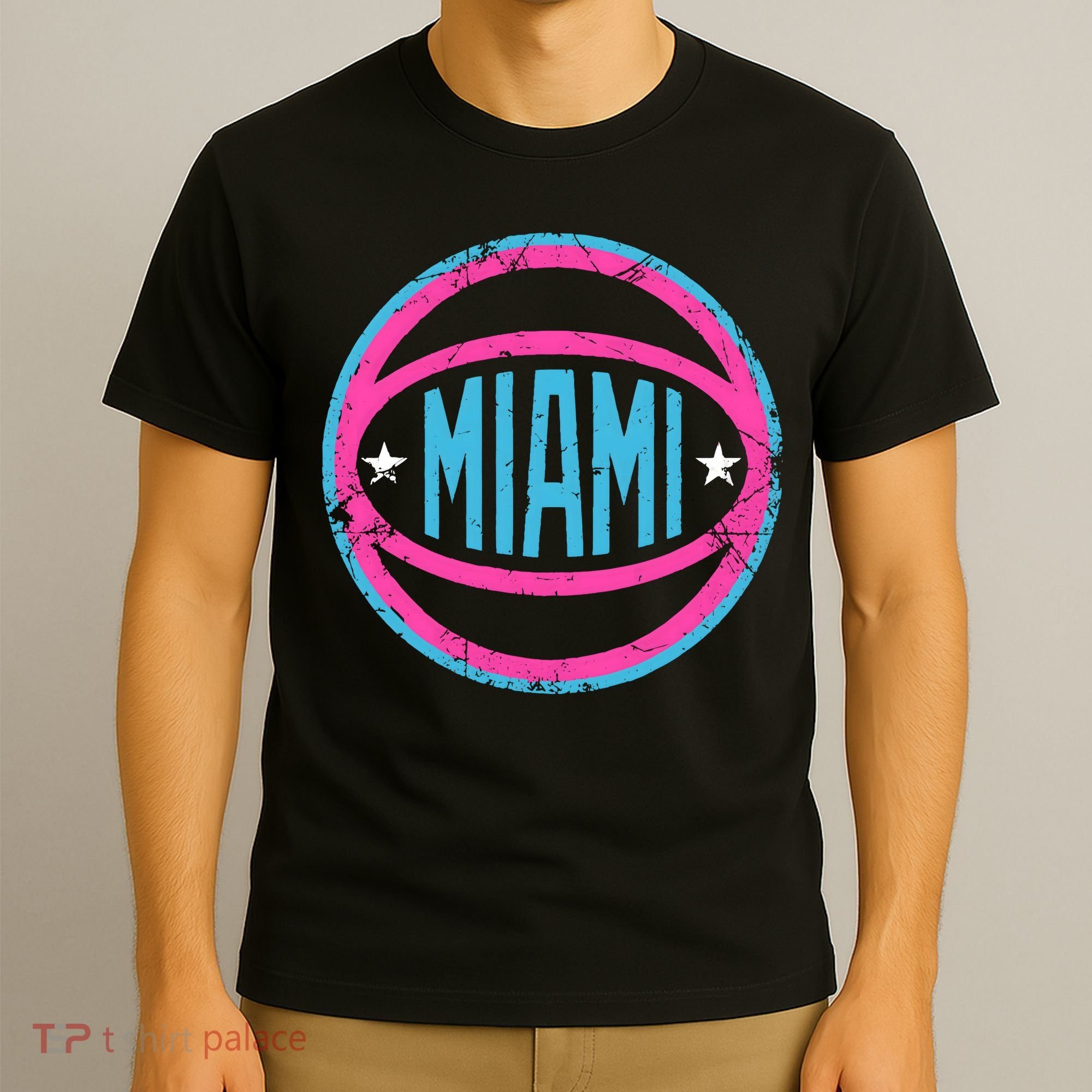 Miami Retro Basketball Nights T-Shirt