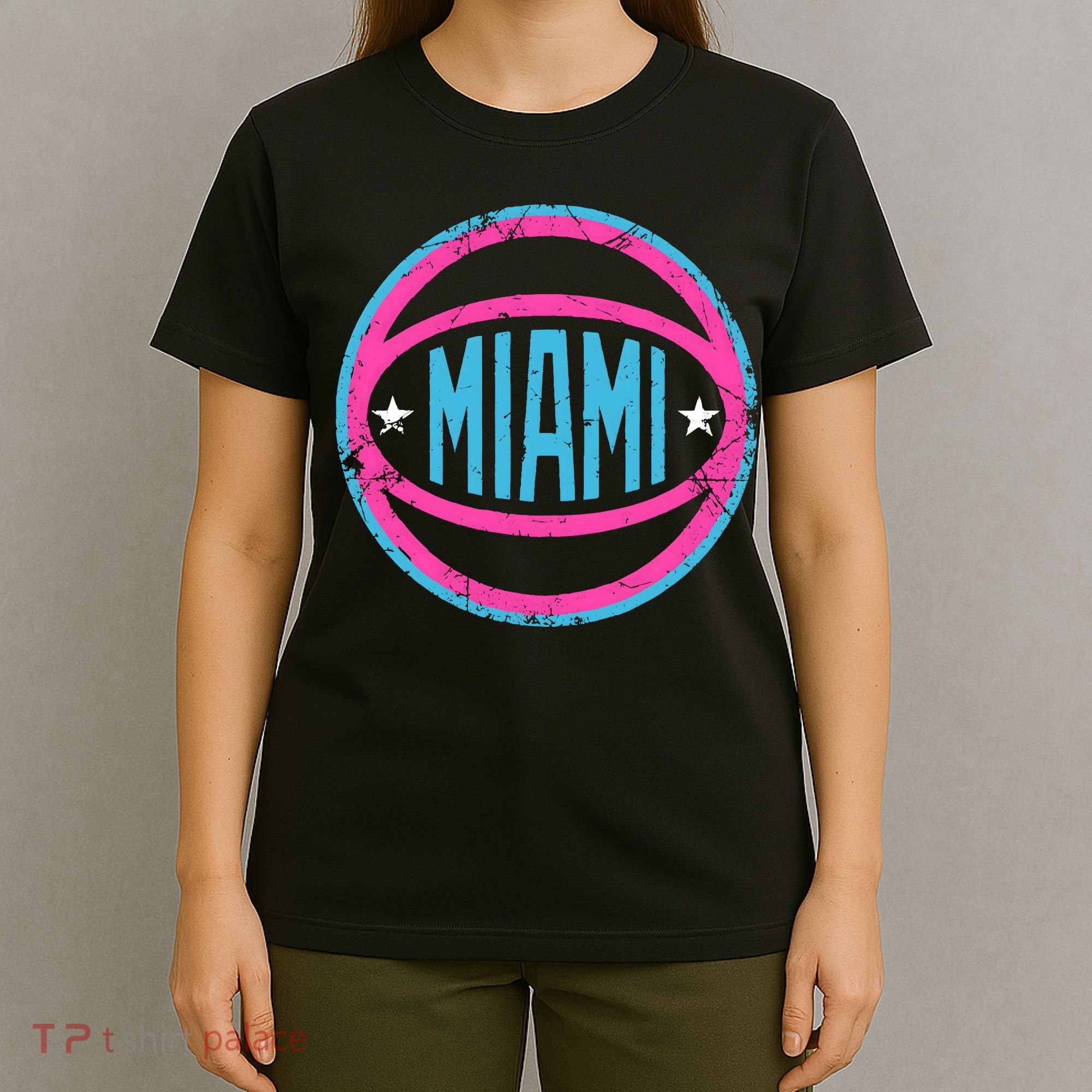 Miami Retro Basketball Nights T-Shirt