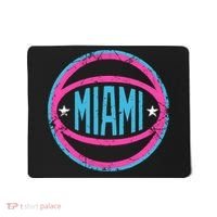 Miami Retro Basketball Nights Mousepad thumb 0