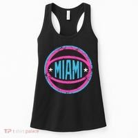 Miami Retro Basketball Nights Women's Tank Top thumb 0