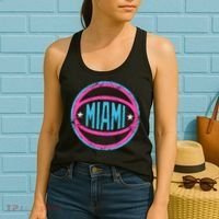 Miami Retro Basketball Nights Women's Tank Top thumb 2
