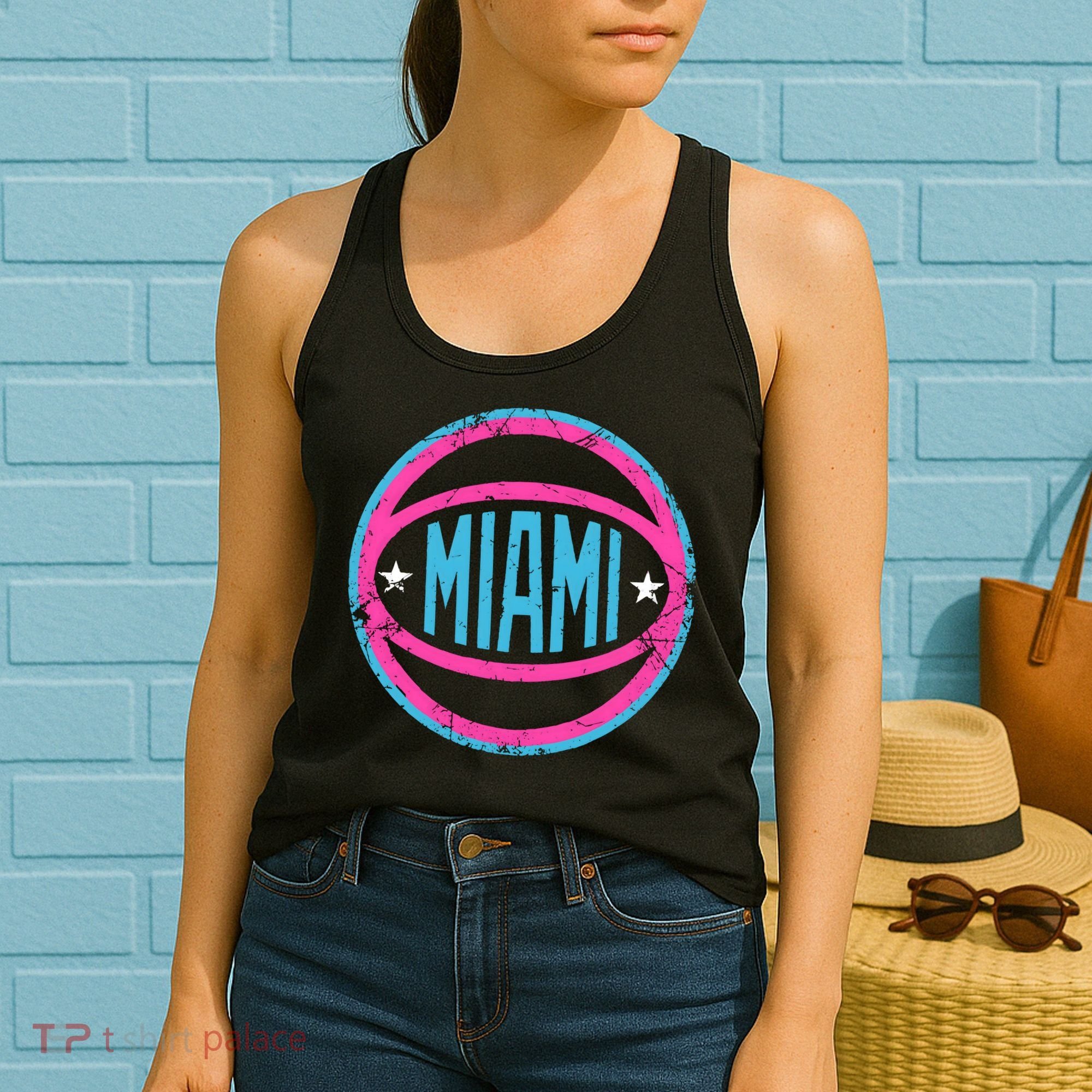 Miami Retro Basketball Nights Women's Tank Top