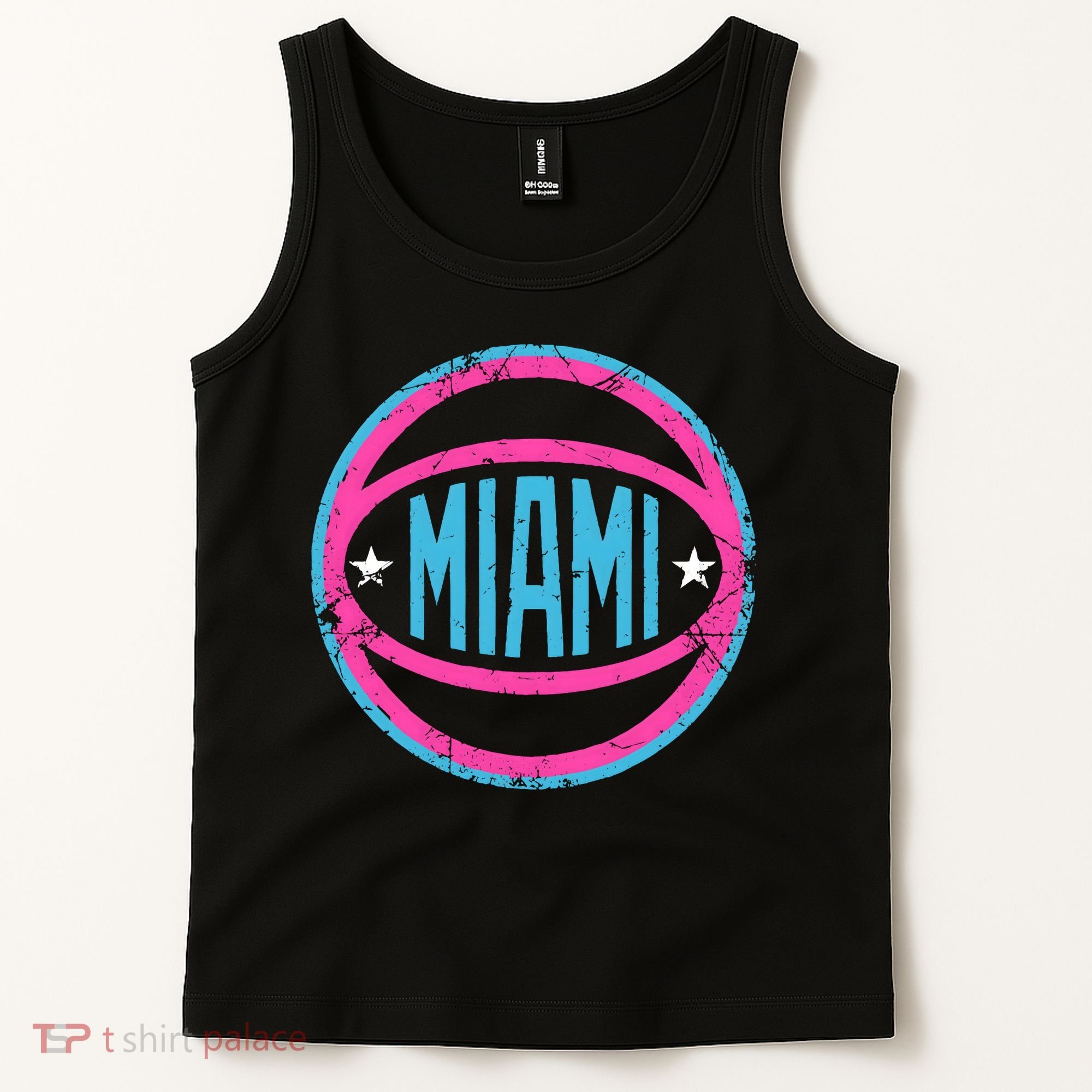 Miami Retro Basketball Nights Tank Top