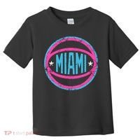Miami Retro Basketball Nights Toddler T-Shirt thumb 0
