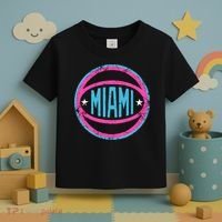 Miami Retro Basketball Nights Toddler T-Shirt thumb 3