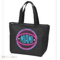 Miami Retro Basketball Nights Tote Bag thumb 3