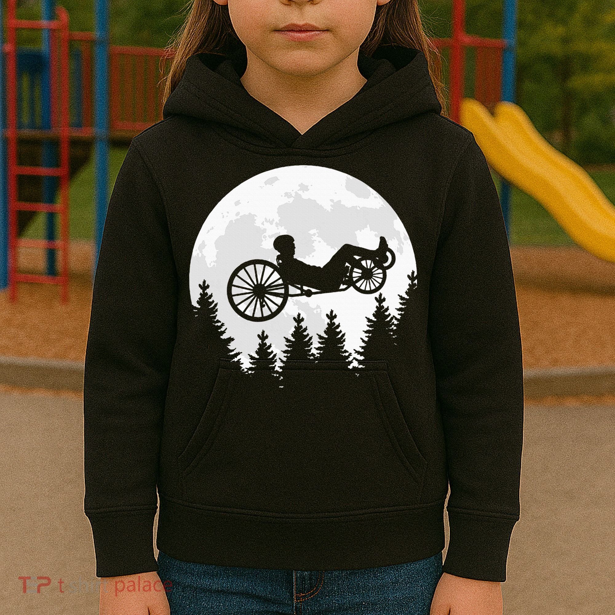 Mond Recumbent Bike Kids Hoodie