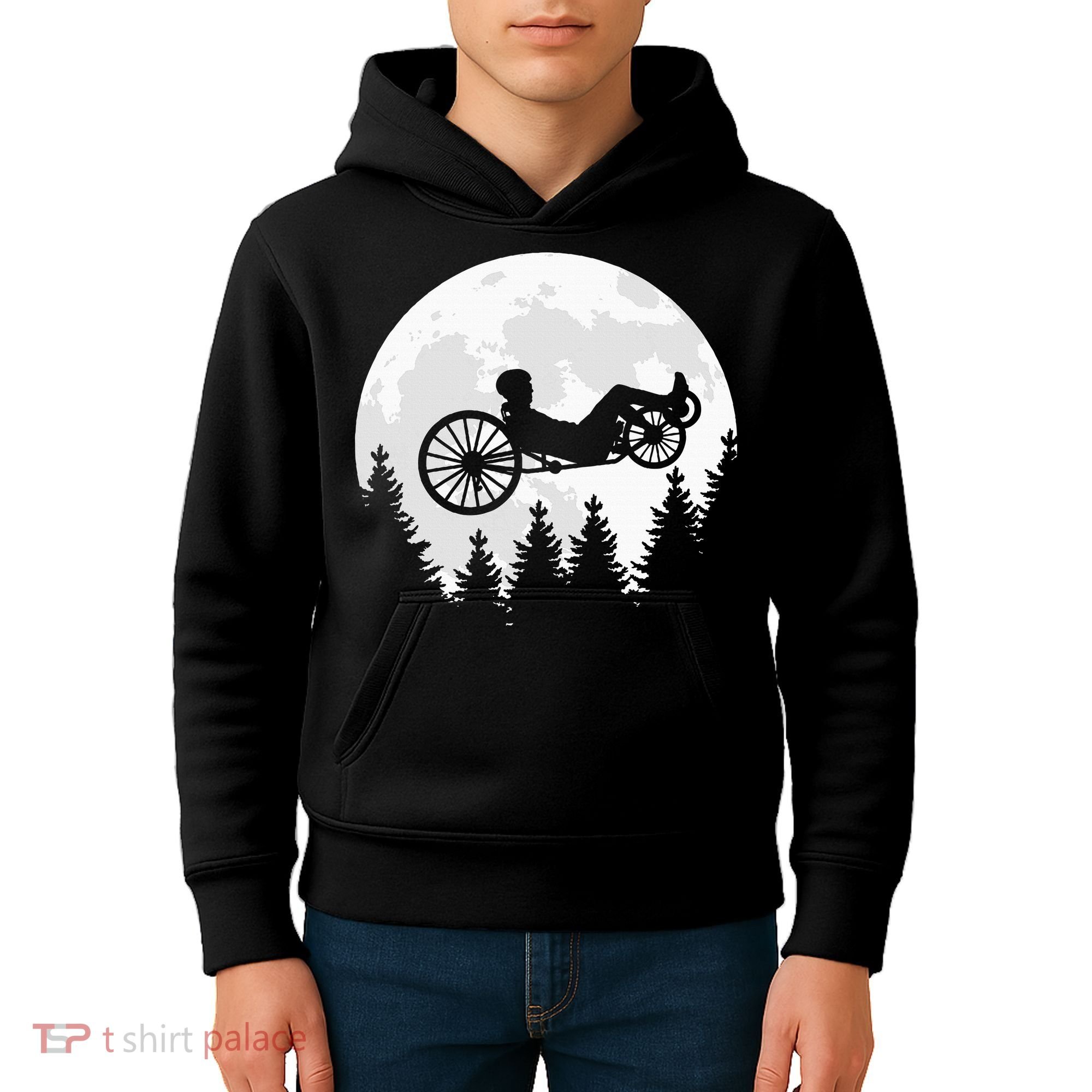 Mond Recumbent Bike Kids Hoodie