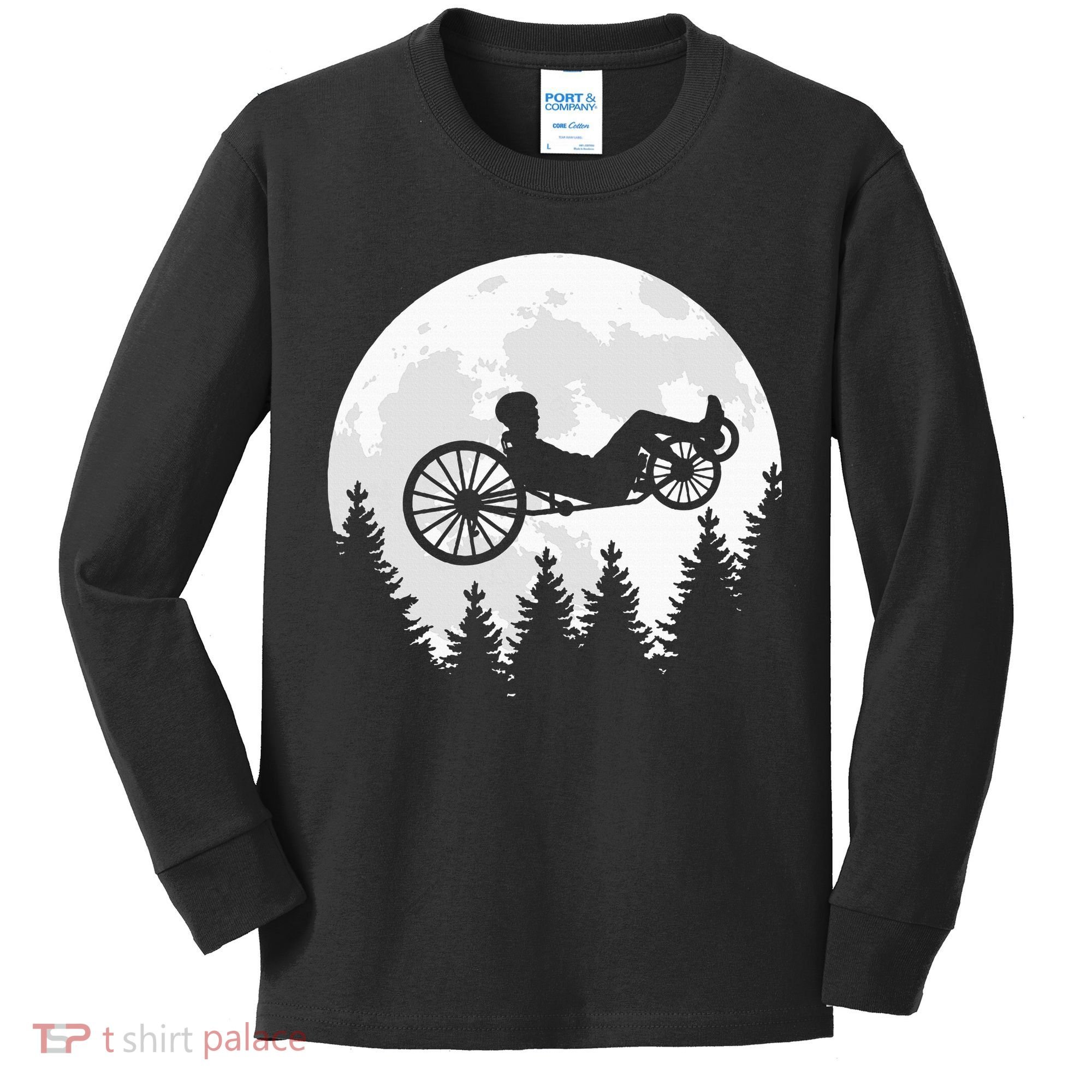 Mond Recumbent Bike Kids Long Sleeve Shirt