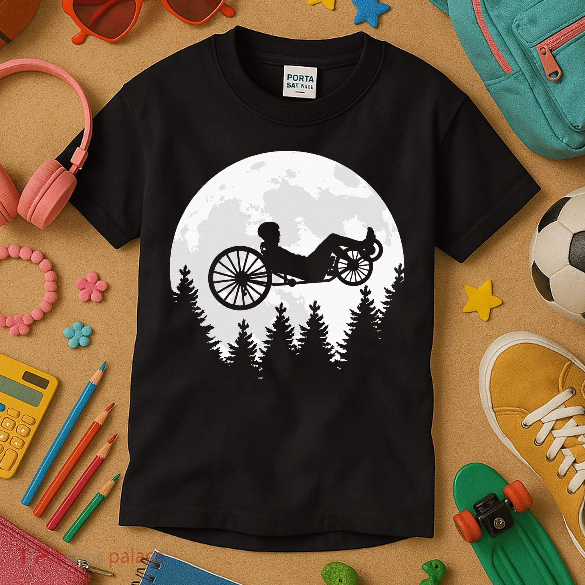 Mond Recumbent Bike Kids T-Shirt