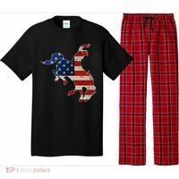 Man Riding Bucking In Rodeo Pajama Set thumb 0