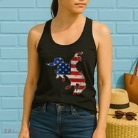 Man Riding Bucking In Rodeo Women's Tank Top thumb 2