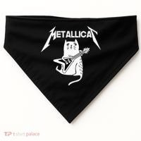 Mettalicat Rock Band Guitar Funny Christmas Gift USA-Made Doggie Bandana thumb 0