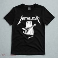 Mettalicat Rock Band Guitar Funny Christmas Gift T-Shirt thumb 5