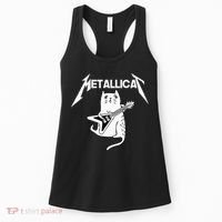 Mettalicat Rock Band Guitar Funny Christmas Gift Women's Tank Top thumb 0