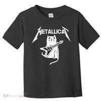 Mettalicat Rock Band Guitar Funny Christmas Gift Toddler T-Shirt thumb 0
