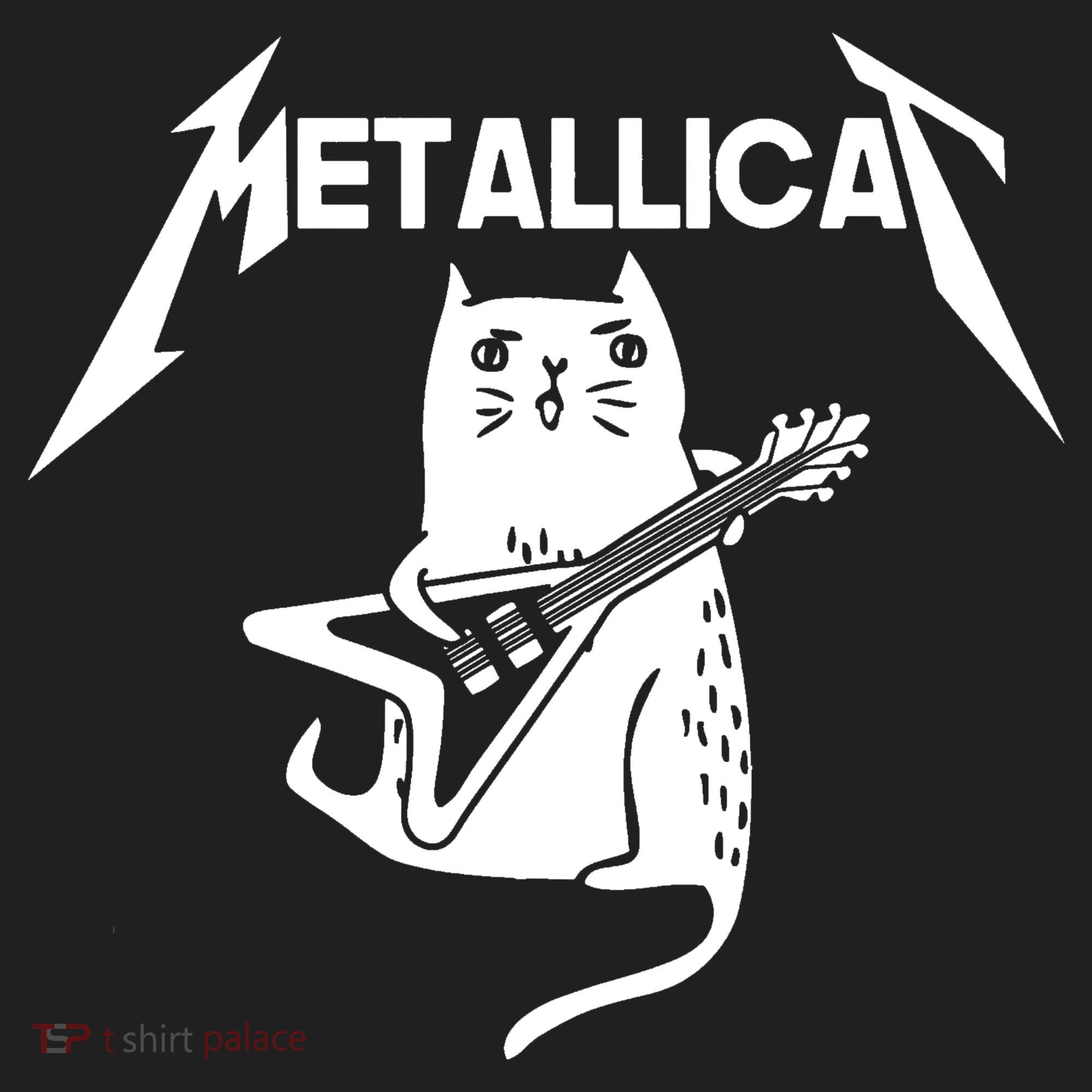 Metallicat Rock Band Guitar Women's Sweatshirt