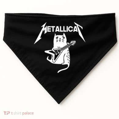 Metallicat Rock Band Guitar USA-Made Doggie Bandana