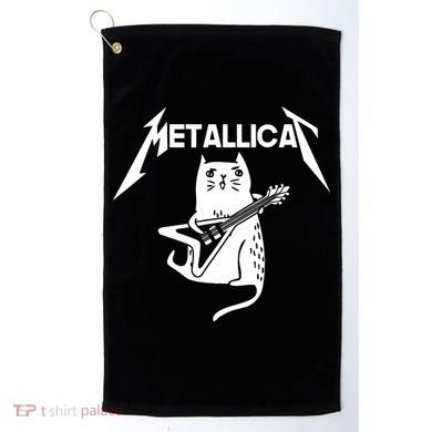 Metallicat Rock Band Guitar Golf Towel