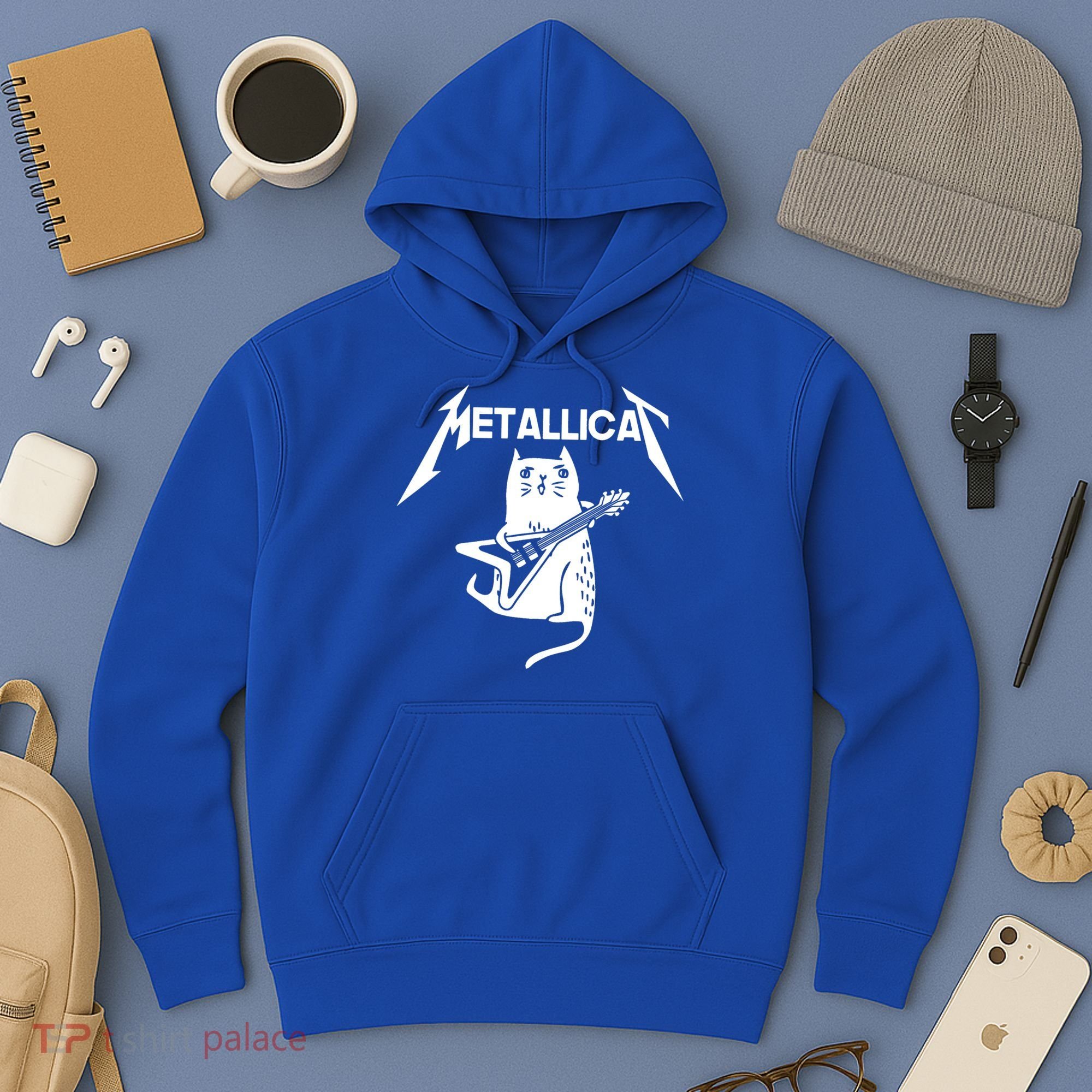 Metallicat Rock Band Guitar Hoodie