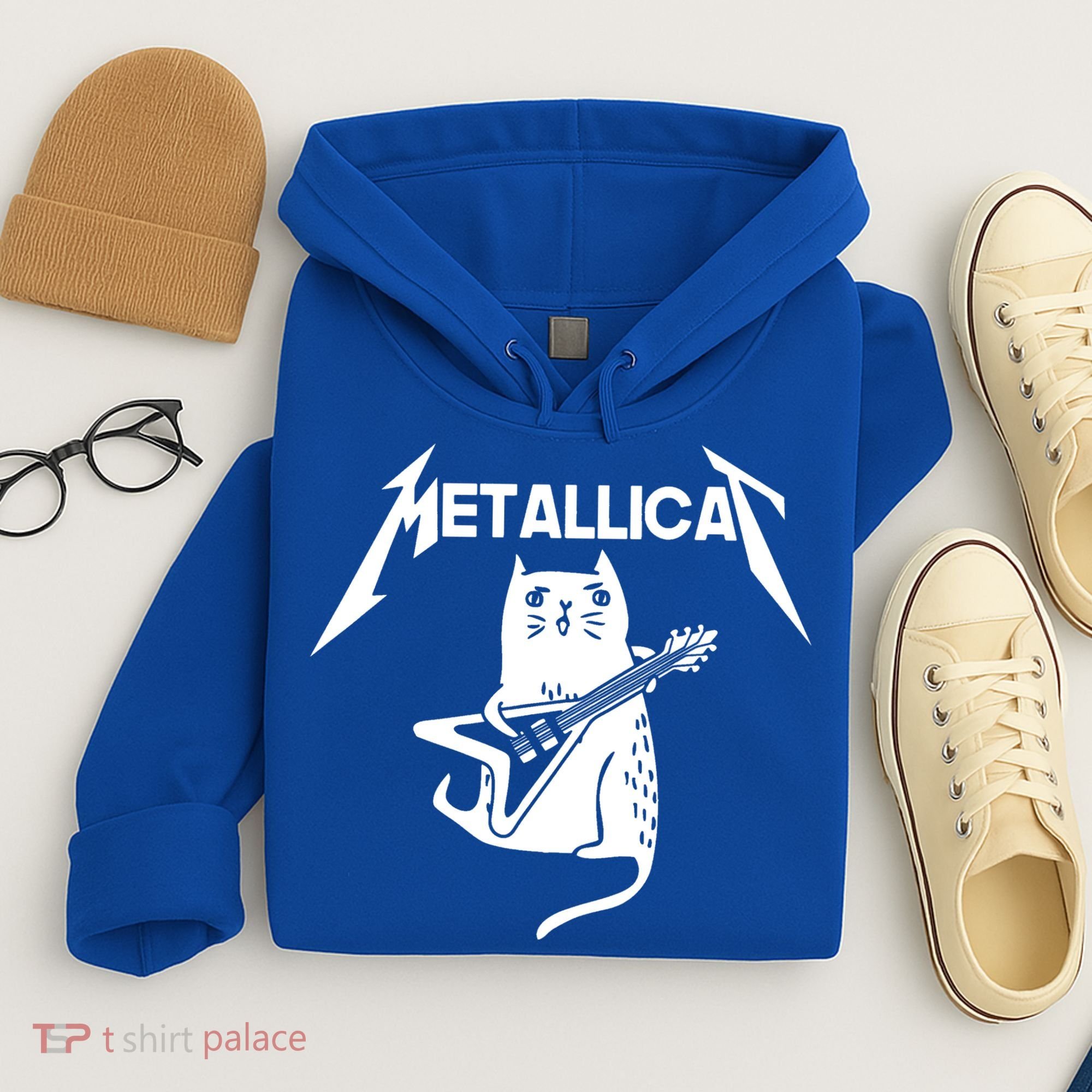 Metallicat Rock Band Guitar Hoodie
