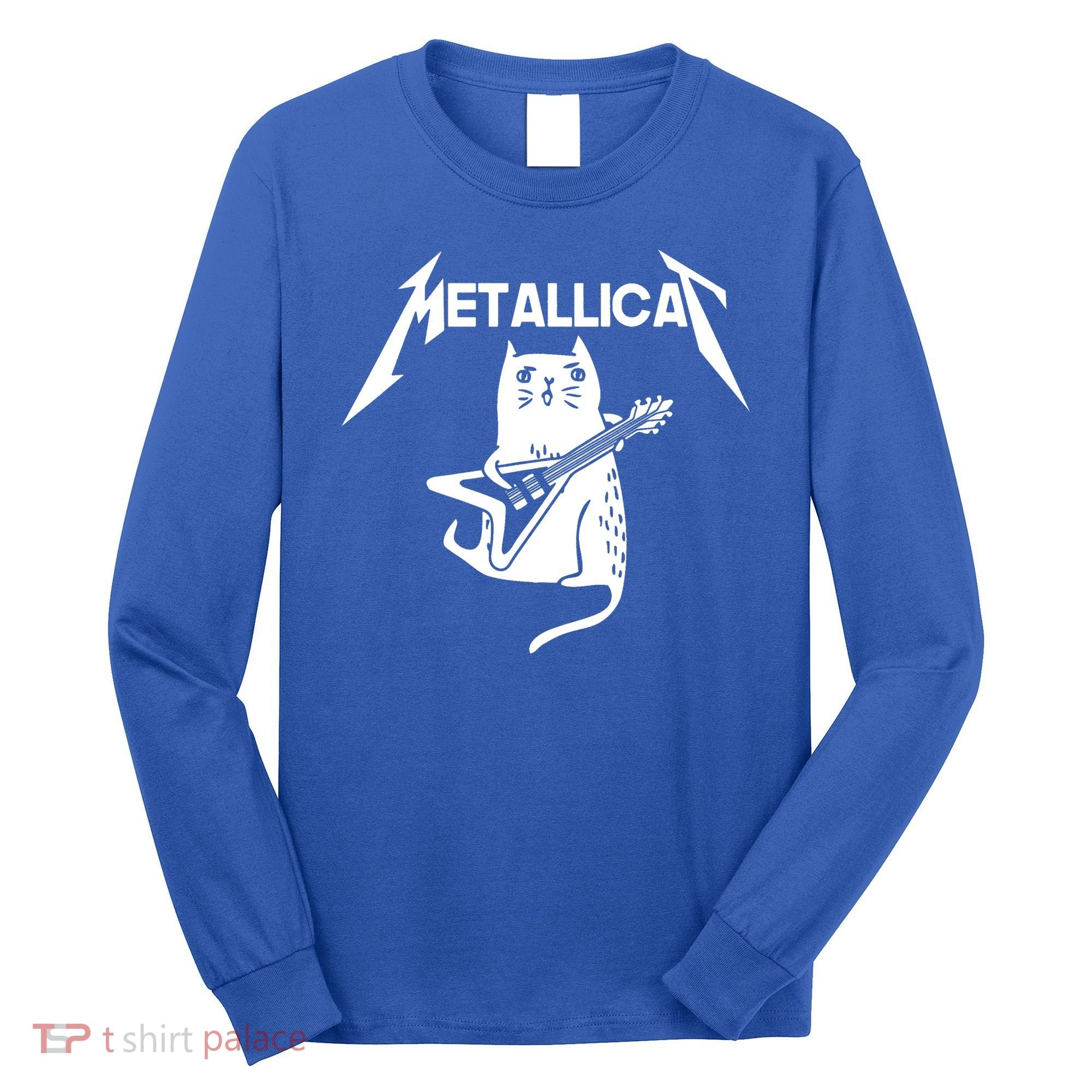 Metallicat Rock Band Guitar Long Sleeve Shirt