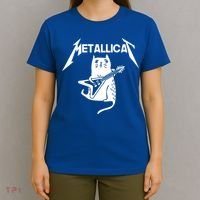 Metallicat Rock Band Guitar T-Shirt thumb 4