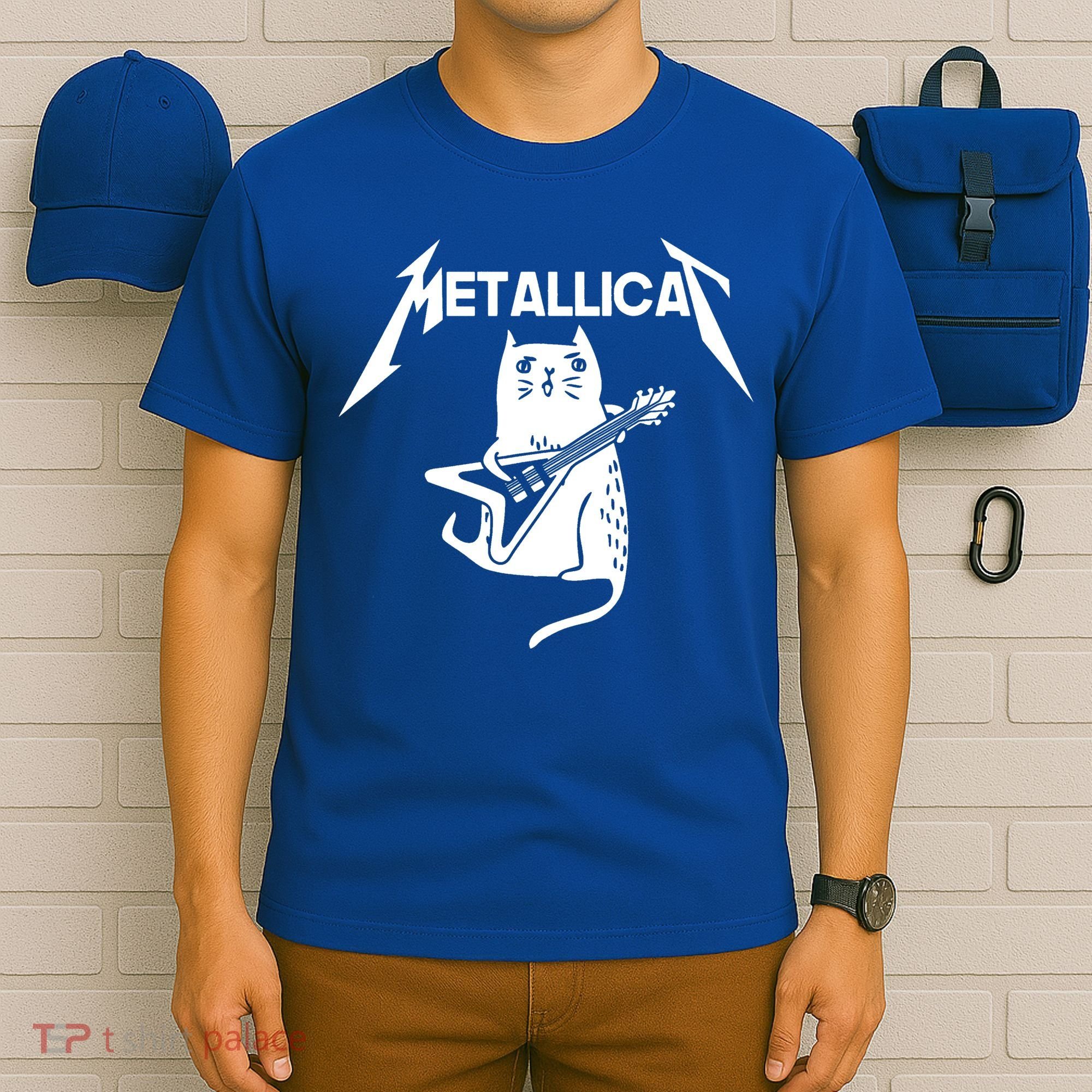 Metallicat Rock Band Guitar T-Shirt