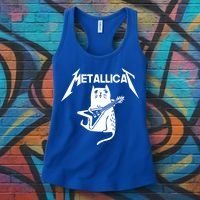 Metallicat Rock Band Guitar Women's Tank Top thumb 3