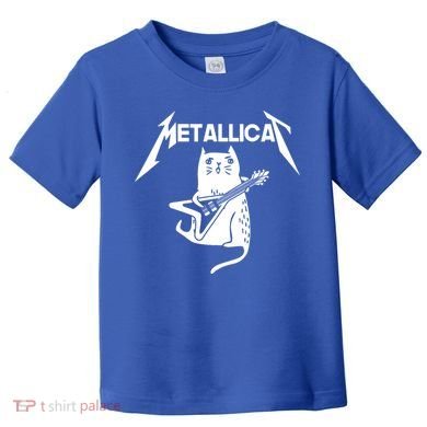 Metallicat Rock Band Guitar Toddler T-Shirt