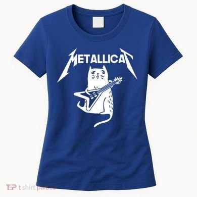 Metallicat Rock Band Guitar Women's T-Shirt