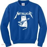 Metallicat Rock Band Guitar Kids Sweatshirt thumb 0
