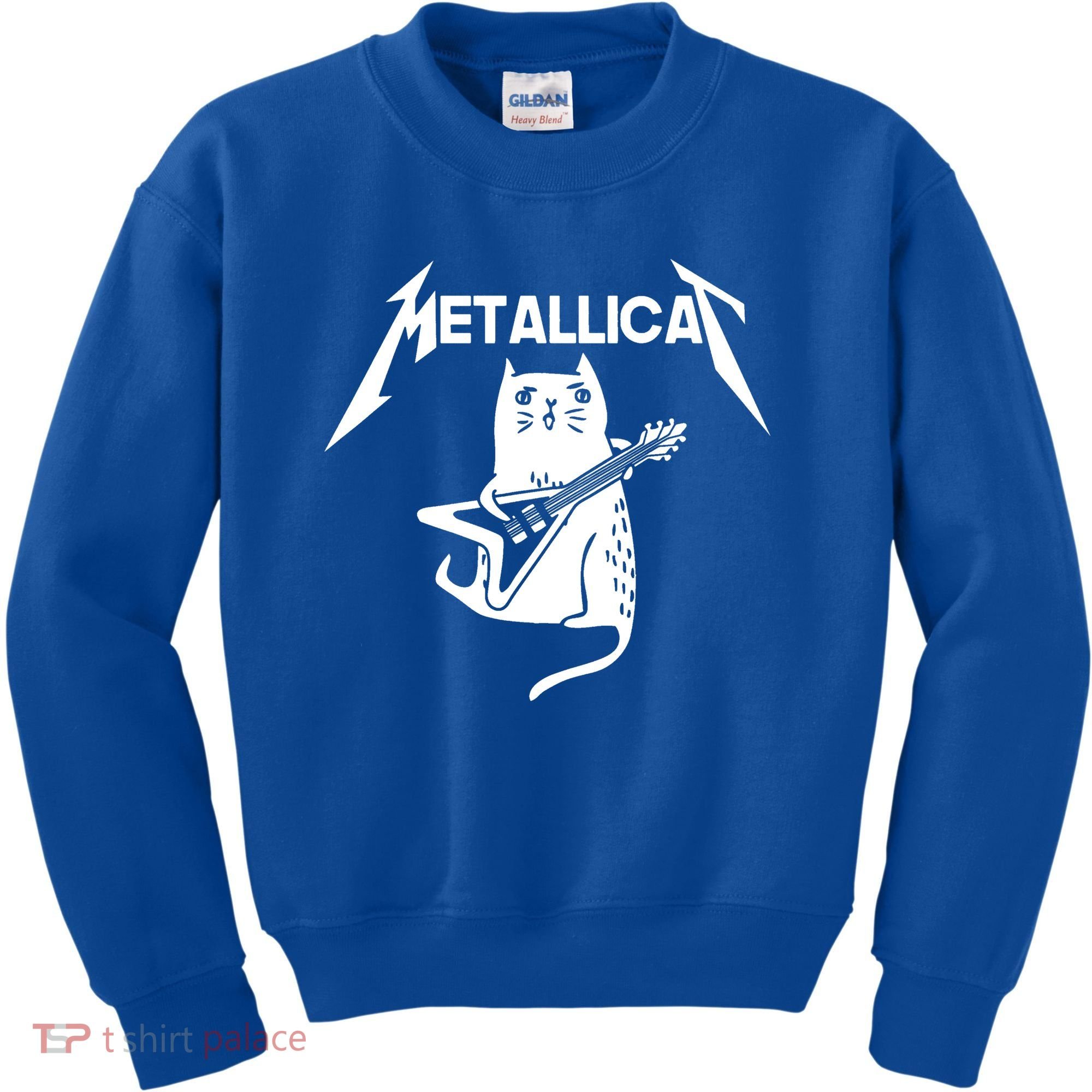 Metallicat Rock Band Guitar Kids Sweatshirt