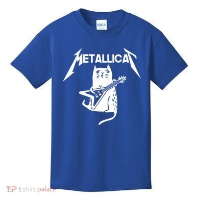 Metallicat Rock Band Guitar Kids T-Shirt