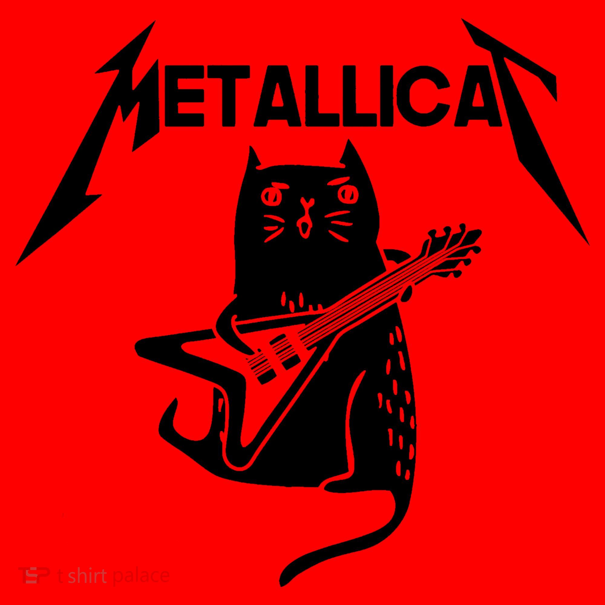 Metallicat Rock Band Guitar Santa Hat