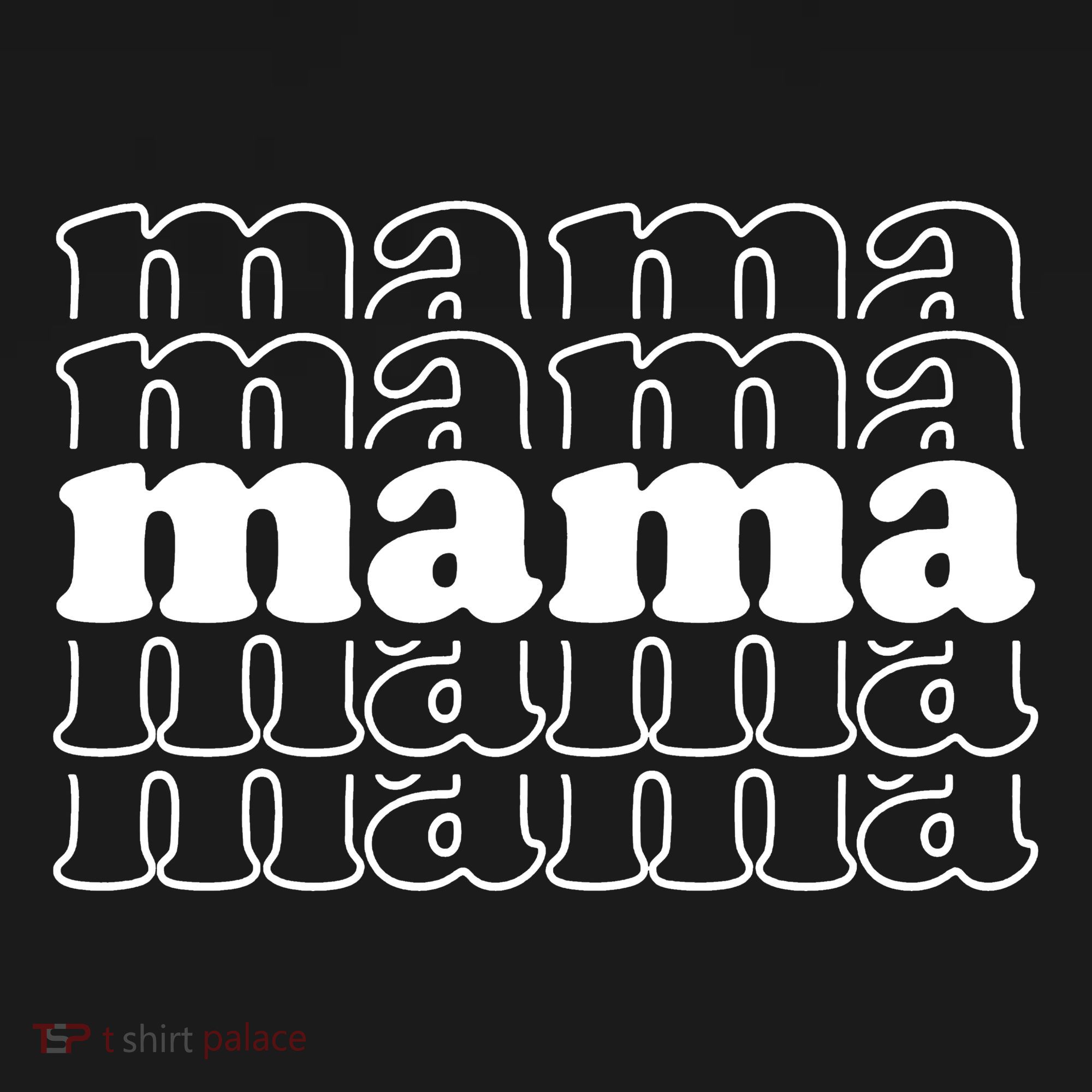 Mama Retro Cute Gift For Her Polo