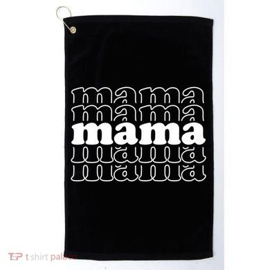 Mama Retro Cute Gift For Her Golf Towel