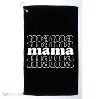 Mama Retro Cute Gift For Her Golf Towel thumb 0