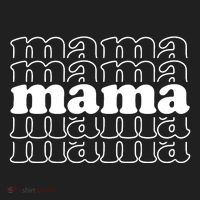 Mama Retro Cute Gift For Her Golf Towel thumb 3