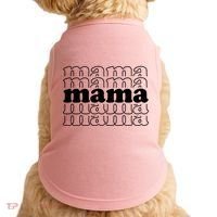 Mama Retro Cute Gift For Her Doggie Tank thumb 0