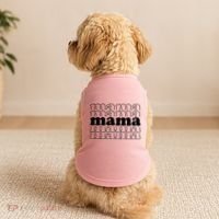 Mama Retro Cute Gift For Her Doggie Tank thumb 2