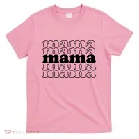 Mama Retro Cute Gift For Her T-Shirt thumb 0