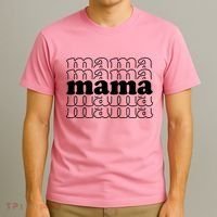 Mama Retro Cute Gift For Her T-Shirt thumb 3