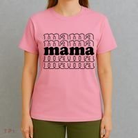 Mama Retro Cute Gift For Her T-Shirt thumb 4